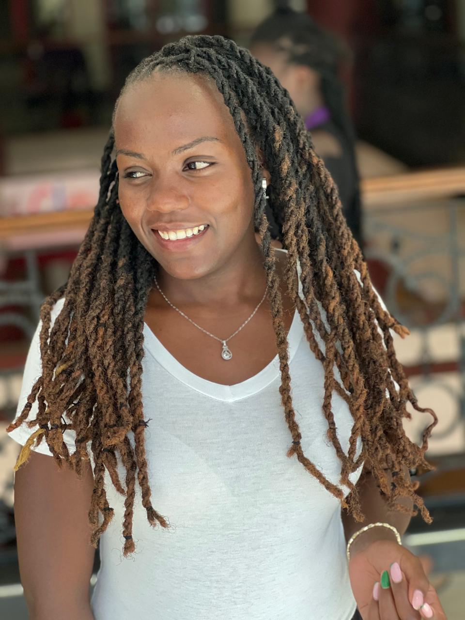 Ombre Temporary Locs
