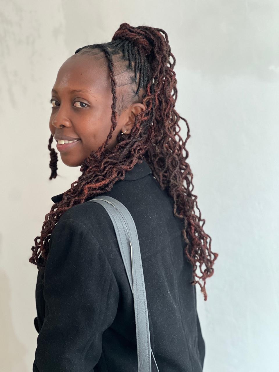 Half-Up Faux Locs